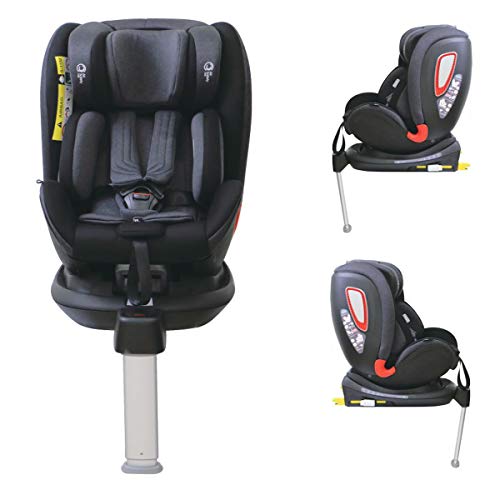 Silla de Coche Isize a Contramarcha Babify Travel Plus 360 - Grupo 0+/1 - Desde el nacimiento hasta los 4 años - Desde 45 hasta 105 cm