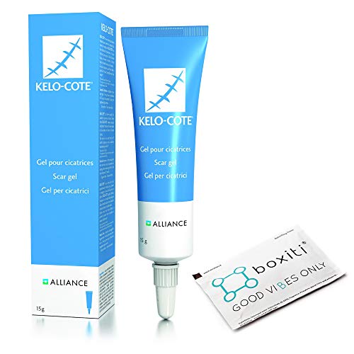 Sinclair Gel para Cicatrices Kelo-Cote Para Estiramientos Faciales y Corporales, Quirúrgicos y Quemaduras con Toallitas Boxiti, 15 g (paquete de 2)