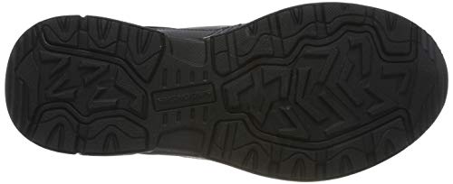 Skechers Oak Canyon-Redwick, Zapatillas Hombre, Negro (BBK Black Leather/Synthetic/Textile/Black Trim), 43 EU