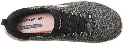 Skechers Summit-Quick Getaway - Zapatillas deportivas para mujer, Negro (Negro/ Coral), 38 EU