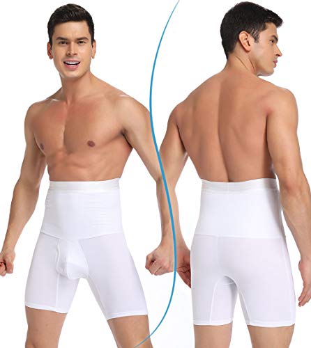 SLIMBELLE® Calzoncillos Bóxer con Faja Reductora para Hombre Ropa Interior Moldeador Pantalones Adelgazante para el Vientre y la Pérdida de Peso y Grasa Body Shaper Suave Transpirable Shapewear Men