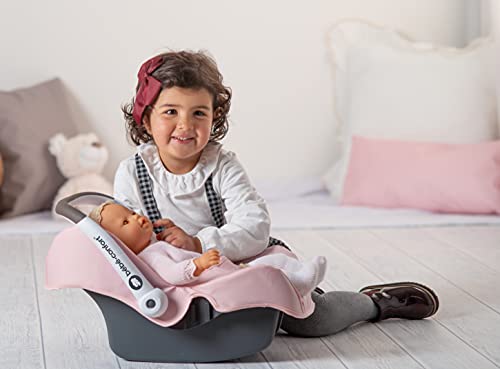 Smoby Baby Nurse Asiento Bebé Confort Rosa Claro 240232, color