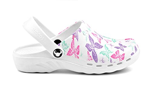 Suecos Oden Print, Zuecos de Trabajo, Unisex Adulto, Multicolor 22, 37 EU