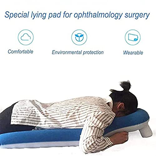 SUNGW Almohada Soporte Hombro Cabeza,Almohada Mentira Retina Inflable,Cara Abajo Masaje Dormir Después Cirugía Ocular,For Post Vitrectomía Cirugía Ocular