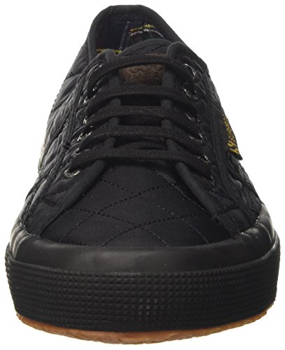 SUPERGA 2750-QUILTNYLU, Zapatillas Tobilleras Mujer, Full Black, 40 EU