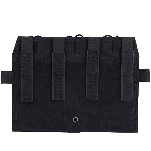 Tactical QD Front Molle Pouch Panel desmontable Flap JPC AVS Chaleco Sistema Componente