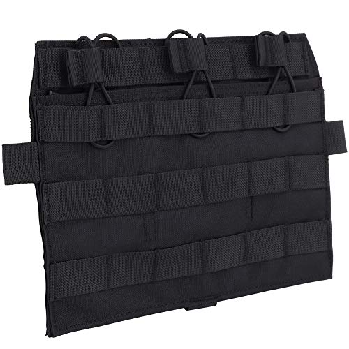 Tactical QD Front Molle Pouch Panel desmontable Flap JPC AVS Chaleco Sistema Componente