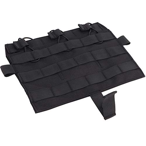 Tactical QD Front Molle Pouch Panel desmontable Flap JPC AVS Chaleco Sistema Componente