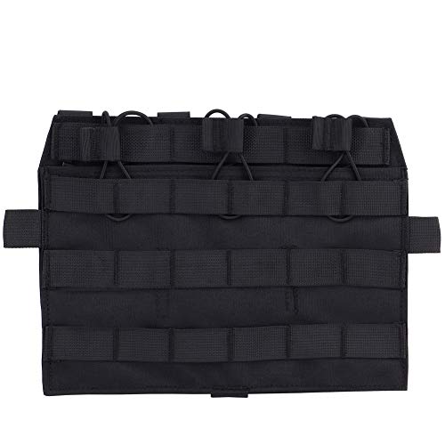 Tactical QD Front Molle Pouch Panel desmontable Flap JPC AVS Chaleco Sistema Componente