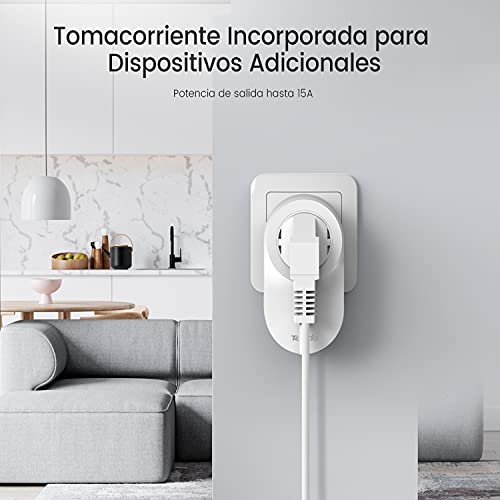 Tenda PH6, Adaptadores de Comunicación por Línea Eléctrica, AV1000 Gigabit Power Line Pass (1000Mbit/s, Home Plug AV2, Modo de Ahorro de Energía, Plug y Play)