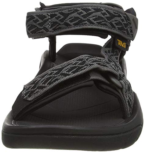 Teva Terra Fi 5 Universal, Sandalias de Punta Descubierta Hombre, Negro (Wavy Trail Black Wtbc), 45.5 EU