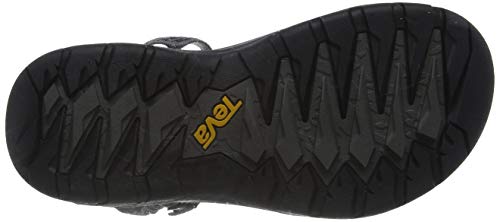 Teva Terra Fi 5 Universal, Sandalias de Punta Descubierta Hombre, Negro (Wavy Trail Black Wtbc), 45.5 EU