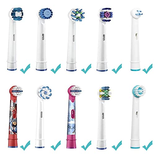 Th-some Fundas para Cabezales, Cepillo de Dientes Eléctrico Cubierta, Polvo Cepillo Cubierta para Oral-B de Protectora para Cepillo Eléctrico de Dientes A Prueba de Polvo y Gérmenes JAANY (8PCS)