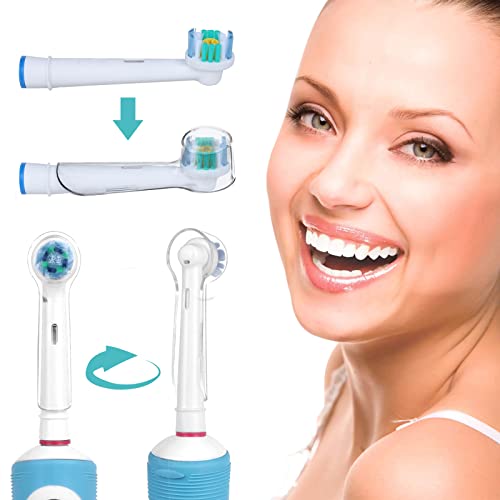 Th-some Fundas para Cabezales, Cepillo de Dientes Eléctrico Cubierta, Polvo Cepillo Cubierta para Oral-B de Protectora para Cepillo Eléctrico de Dientes A Prueba de Polvo y Gérmenes JAANY (8PCS)