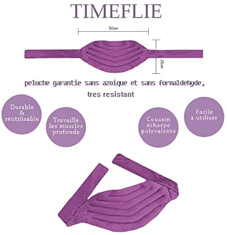 TIMEFLIE Almohadilla de calefacción para microondas,Terapia de calor frío o húmedo almohadilla de calentamiento para calambres, articulaciones y dolor muscular