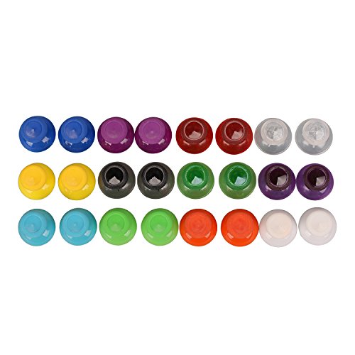 Timorn 12 Pares / 24 Piezas de Repuesto Nuevas Mando analógico Thumbsticks 3D thumbstick Joystick Cap para Xbox One (12 Pares)