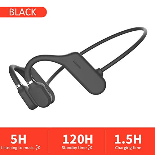 Trekz Auriculares de conducción ósea de Titanio, Auriculares inalámbricos Bluetooth Air Open Ear Sport con conducción ósea con micrófono - para Ciclismo, Carrera, conducción, Gimnasio