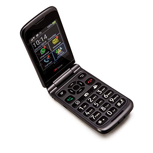 TTfone Titan TT950 Whatsapp 3G Pantalla táctil Senior Big Button Flip Teléfono móvil: fácil y fácil de Usar