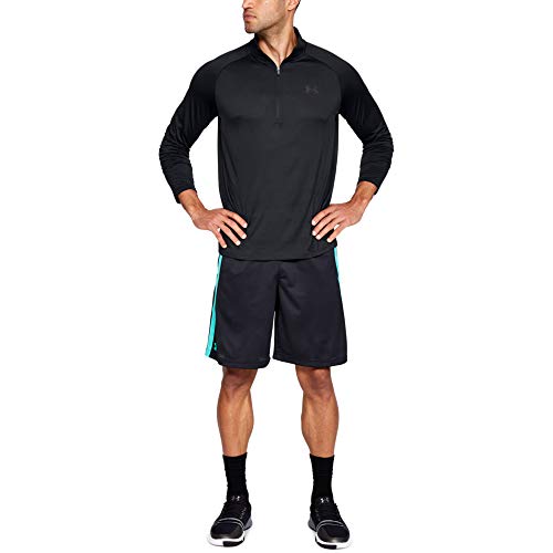 Under Armour Tech 2.0 1/2 Zip, Parte Superior del Calentamiento Hombre, Negro (Black / Charcoal) , M