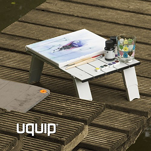 Uquip Handy - Mesa de Aluminio Plegable - 2 Alturas seleccionables (11/16 cm)