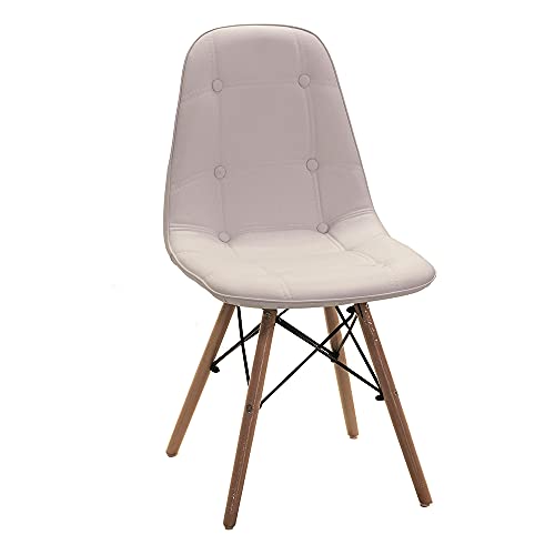 Vacchetti - 2805780000 - Silla, Piel sintética, Color Blanco, Grande