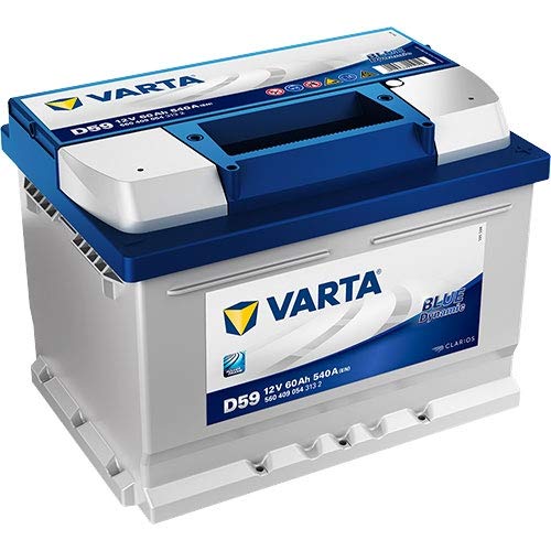 Varta Blue Dynamic D59 Batería de arranque, 5604090543132, 12V, 60 Ah, 540 A