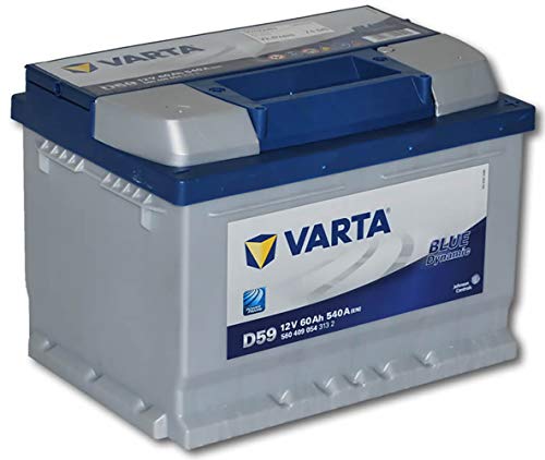 Varta Blue Dynamic D59 Batería de arranque, 5604090543132, 12V, 60 Ah, 540 A