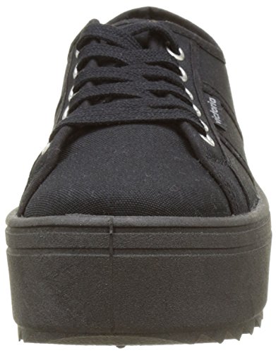 victoria Plataforma VICTORIA Sierra Lona Piso Negro 109301-WOMEN para Mujer Negro 38