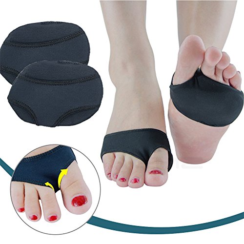 XEMZ Cojín para el antepié, antidolor plantillas para pies, protector de gel para los dedos de los pies, protector de media suela de danza, bola metatarsal de silicona para el pie de las almohadillas