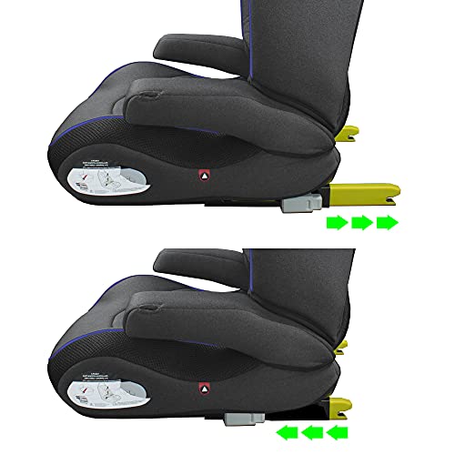 XOMAX A23 + silla de coche para niños con ISOFIX + Grupo II/III (15-36 kg) + aprox. 3,5-12 años + ECE R44/04 tested + reposacabezas ajustable + soporte de botella