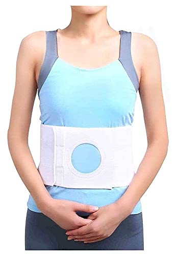 YUESFZ Ostomy Ajustable Hernia Cinturón- Estoma Soporte Soporte Cintura Transpirable Portátil Reutilizable Fácil de Limpiar para Pacientes con colostomía Cinturón de Hernia (Color : 7cm, Size : S)