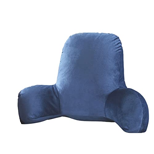 YZHY Almohada de Lectura,Cojín De Apoyo Lumbar,cojín de Respaldo Cojín de Respaldo con Brazos Algodón en Forma de T,tamaño Grande,Lavable,multifunción,para sofá Cama,cojín Lumbar