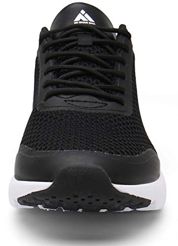 Zapatillas Fitness Hombre Aire Libre y Gimnasio Deporte Sneakers Casual Transpirables Zapatos St.1 Negro 46 EU