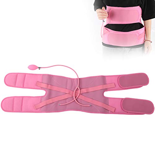 Zwinner Banda de Recuperación Posparto, Cinturón Rosa de Recuperación de Cadera con Forma de Diamante Doble Soporte Neumático de 360 ​​° para Personas Que Se Recuperan Después del(Rosa Inflable)